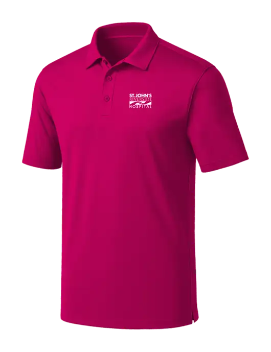 Pink Silk Touch Performance Polo w/St. John's Riverside Logo