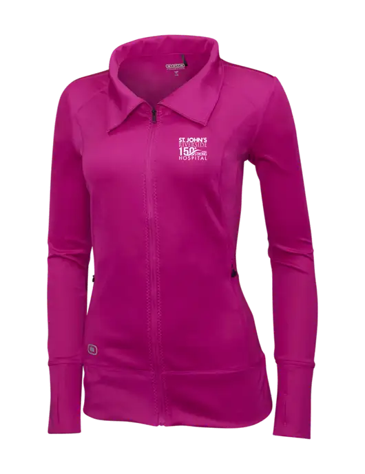 OGIO Dark Fuchsia Womens Endurance Fulcrum Full-Zip w/St. John's 150+ Logo