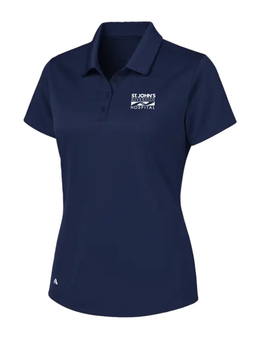 Adidas Navy Womens Basic Sport Polo w/St. John's Riverside Logo