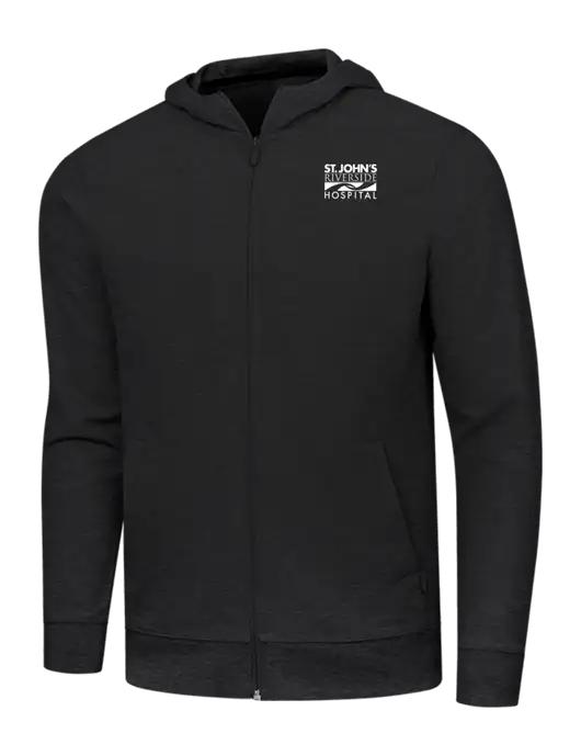 Ogio Black Revive Full-Zip w/St. John's Riverside Logo