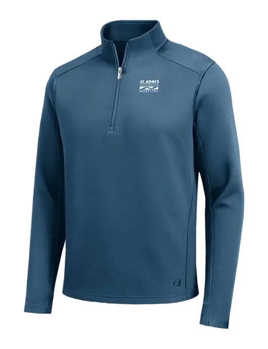 OGIO Transcend Light Navy 1/4-Zip w/St. John's Riverside Logo
