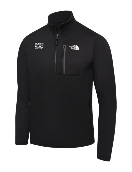 The North Face Black Skyline 1/2-Zip Fleece w/St. John's Riverside Logo