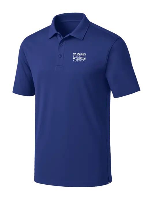 Dark Royal Silk Touch Performance Polo w/St. John's Riverside Logo