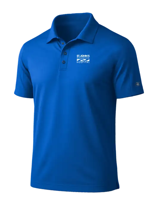 OGIO Linear Royal Blue Polo w/St. John's Riverside Logo
