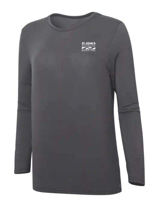 Wink Pewter Womens Long Sleeve Layer Tee w/St. John's Riverside Logo