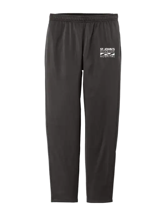 Womens Tricot Very Dark Grey Track Jogger w/St. John's Riverside Logo
