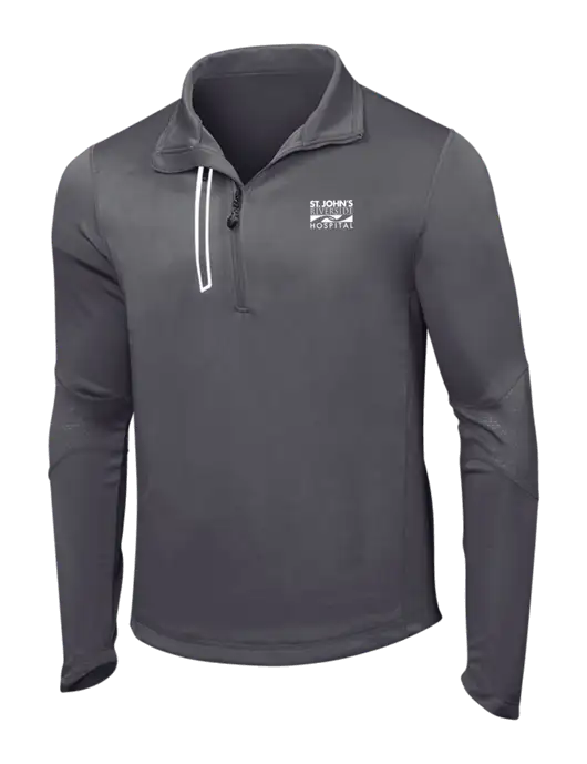 OGIO Gear Grey Endurance Fulcrum 1/4 Zip w/St. John's Riverside Logo