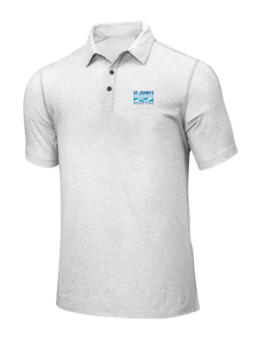 OGIO White ONYX Polo w/St. John's Riverside Logo
