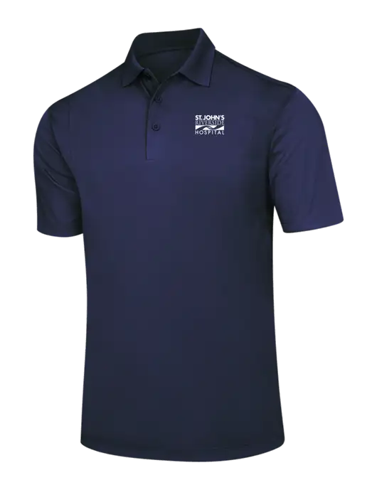 Navy Micropique Sport-Wick Polo w/St. John's Riverside Logo