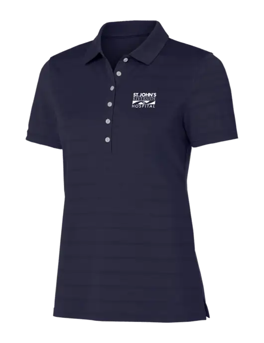 Callaway Womens Navy Ventilated Polo w/St. John's Riverside Logo