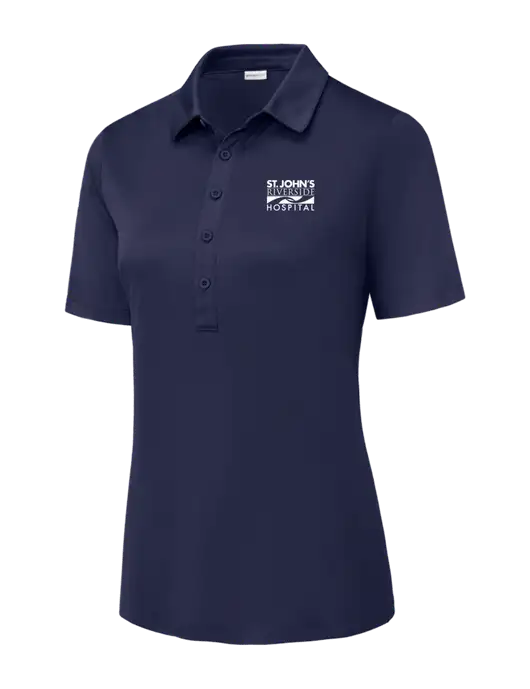 True Navy Womens Posi-UV Pro Polo w/St. John's Riverside Logo