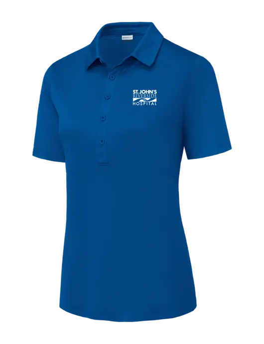 True Royal Womens Posi-UV Pro Polo w/St. John's Riverside Logo
