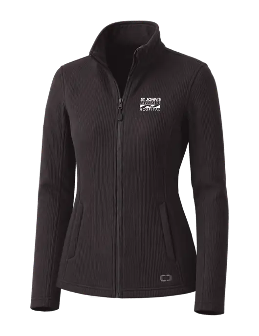 OGIO Blacktop Womens Grit Fleece Jacket w/St. John's Riverside Logo