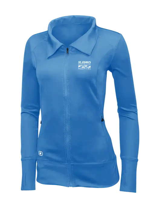 OGIO Royal Blue Womens Endurance Fulcrum Full-Zip w/St. John's Riverside Logo