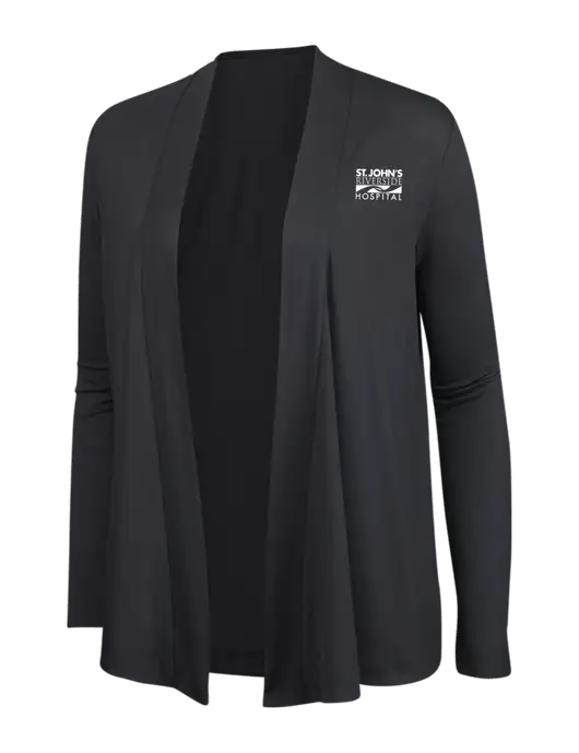 Smoke Grey Womens Concept Cardigan w/St. John's Riverside Logo