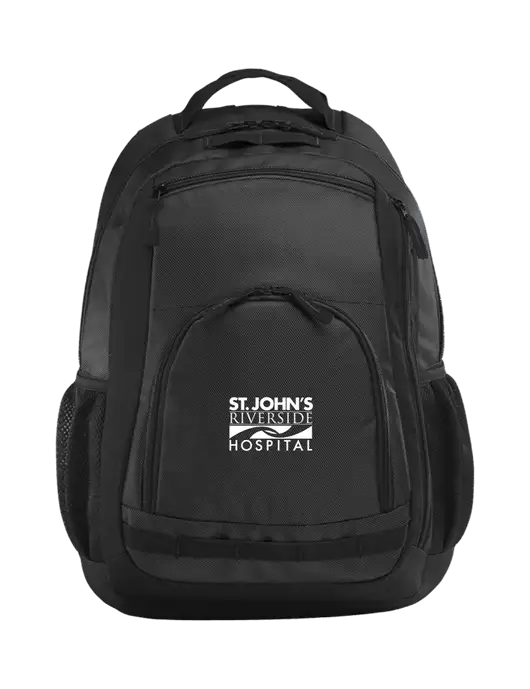 Xtreme Dark Grey/Black/Black Backpack w/St. John's Riverside Logo