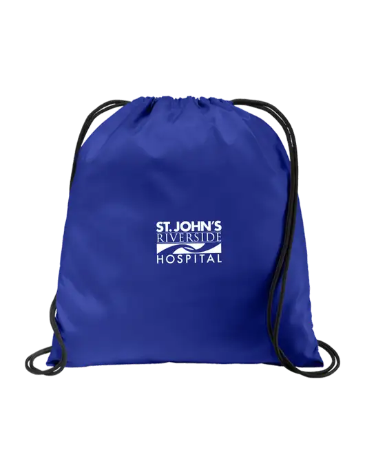 Drawstring  Royal Cinch Pack w/St. John's Riverside Logo