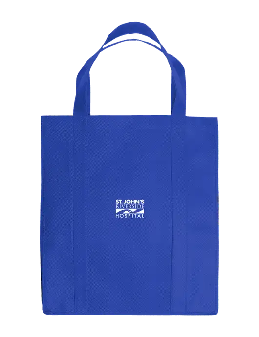 Eco Reusable Jumbo Royal Shopping Bag w/St. John's Riverside Logo