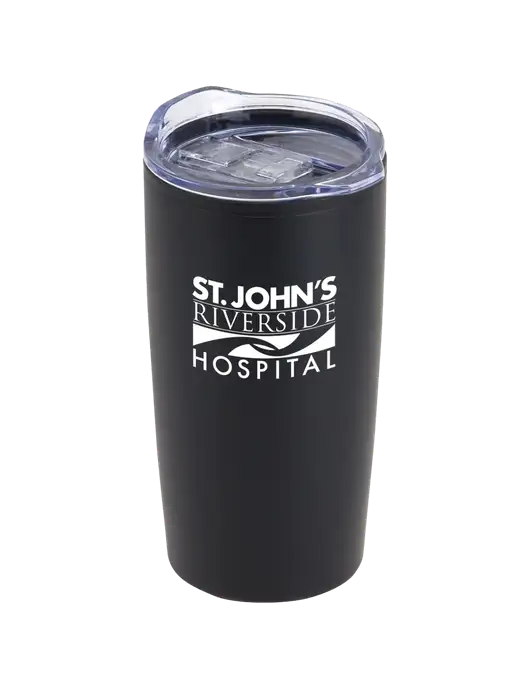 Olympus Black 20 oz Tumbler w/St. John's Riverside Logo