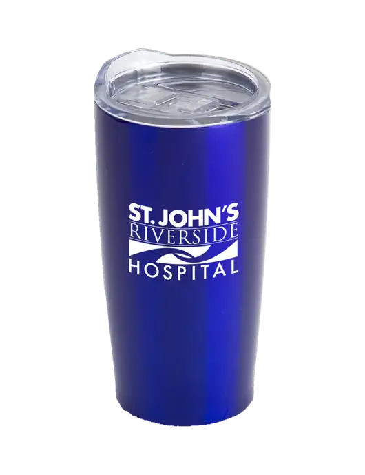 Society Blue 20 oz Insulated Tumbler w/St. John's Riverside Logo