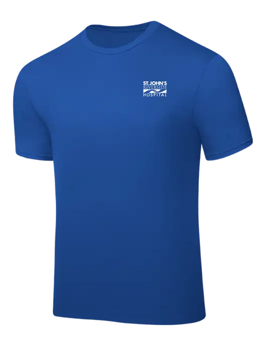 Royal PosiCharge Competitor Tee w/St. John's Riverside Logo