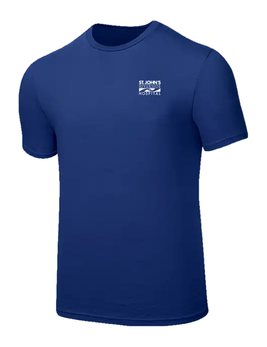 Seriously Soft Dark Royal T-Shirt w/St. John's Riverside Logo
